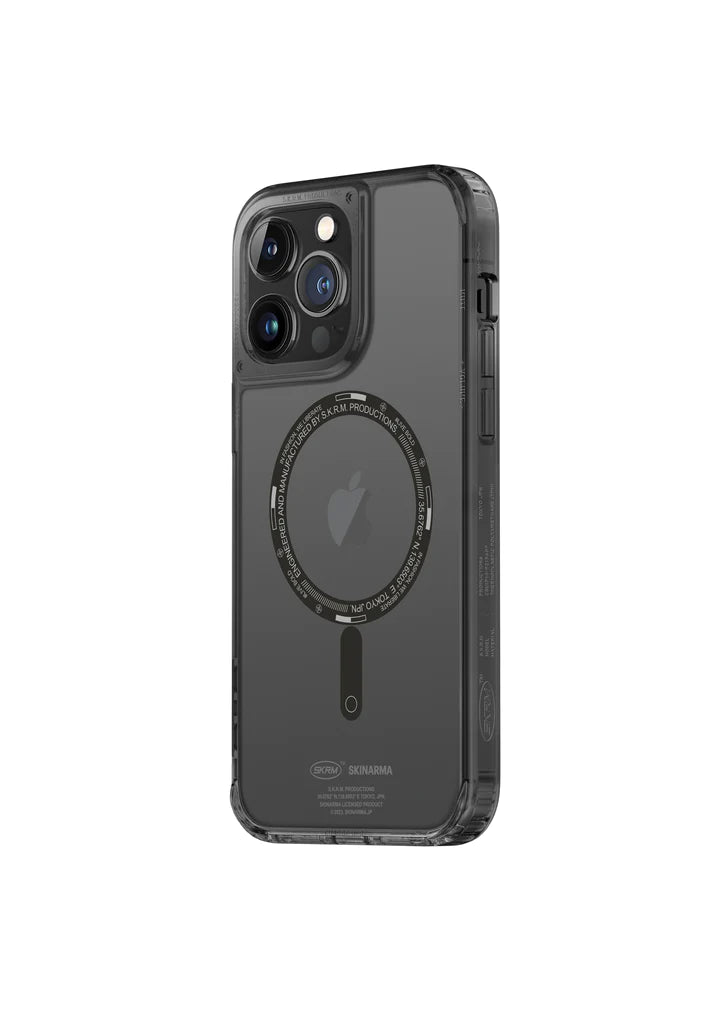كڤر حماية Saido لهاتف iPhone 15 Pro Max متوافق مع MagSafe من SkinArma | أسود كڤر حماية Saido لهاتف iPhone 15 Pro Max متوافق مع MagSafe من SkinArma | أسود
